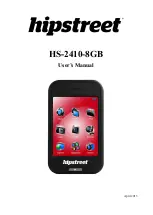 Preview for 1 page of Hipstreet HS-2410-8GB User Manual