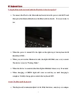 Preview for 6 page of Hipstreet HS-IPADCASE2-3IN1 User Manual