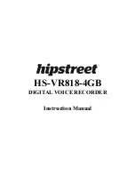 Hipstreet HS-VR818-4GB Instruction Manual preview