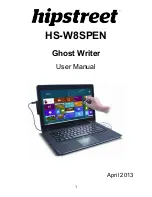 Preview for 1 page of Hipstreet HS-W8SPEN User Manual