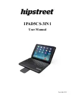 Preview for 1 page of Hipstreet IPAD5CS-3IN1 User Manual