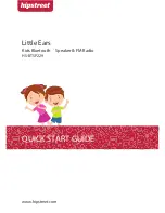 Hipstreet Little Ears Quick Start Manual preview