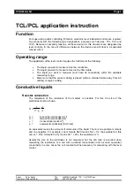 Preview for 1 page of HIQUEL TCL Application Instructions