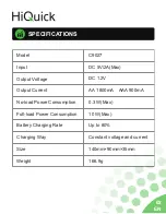 Preview for 4 page of HiQuick C9027 User Manual