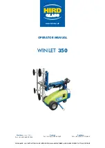 HIRD GLASS WINLET 350 Operator'S Manual preview