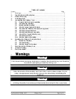 Preview for 2 page of HIRED-HAND 24" & 36" Chimney Vent Owner'S Manual