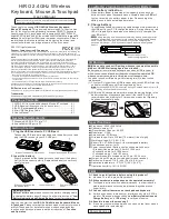 Preview for 1 page of HiRO Computer Accesorry User Manual