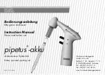 Предварительный просмотр 2 страницы Hirschmann Laborgeräte pipetus-akku Instruction Manual