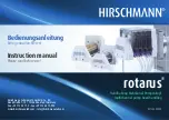 Preview for 1 page of Hirschmann Laborgeräte rotarus Instruction Manual