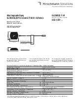 Hirschmann GLONASS 9 M Mounting Instructions предпросмотр