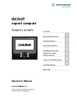 Preview for 1 page of Hirschmann iSCOUT expert compact Operator'S Manual