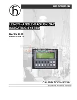 Предварительный просмотр 1 страницы Hirschmann Mentor EI65 Calibration Manual