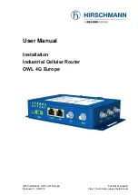 Предварительный просмотр 1 страницы Hirschmann OWL 4G Australia User Manual