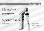 Hirschmann Pipetus-Junior Instruction Manual предпросмотр