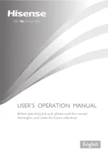 Предварительный просмотр 24 страницы Hisense 20000631 User'S Operation Manual