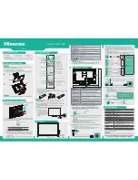 Hisense 24D33 Quick Setup Manual preview