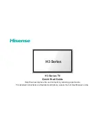 Hisense 32DU3000 Quick Start Manual preview