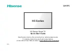 Предварительный просмотр 1 страницы Hisense 32H5FC Quick Start Manual