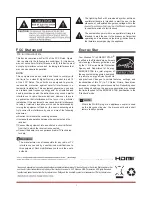 Preview for 2 page of Hisense 32W22 User Manual