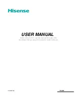 Предварительный просмотр 1 страницы Hisense 40EU3000 User Manual