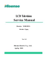 Предварительный просмотр 1 страницы Hisense 40LD824F Service Manual