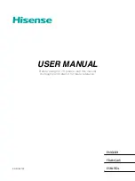 Preview for 1 page of Hisense 43H6590F User Manual