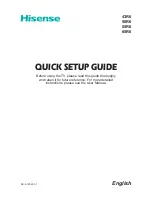 Preview for 2 page of Hisense 43R6 Quick Setup Manual