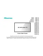 Preview for 2 page of Hisense 55H9000E Plus Quick Start Manual