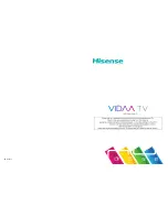 Preview for 1 page of Hisense 55K600GW Vidaa TV Manual