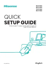 Preview for 2 page of Hisense 55U7HAU Quick Setup Manual