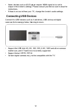 Предварительный просмотр 12 страницы Hisense 55U88G User Manual