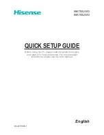 Preview for 2 page of Hisense 58K700UWD Quick Setup Manual