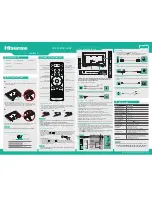 Hisense 60K390PAG Quick Setup Manual preview