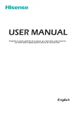 Preview for 1 page of Hisense 65B4E30T User Manual