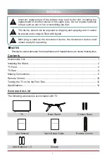 Preview for 3 page of Hisense 65K321UW Quick Setup Manual