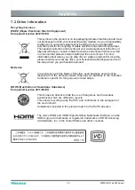 Preview for 33 page of Hisense 65WR6CE User Manual