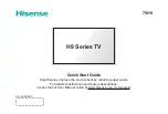 Предварительный просмотр 1 страницы Hisense 75H9 Quick Start Manual