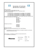 Preview for 4 page of Hisense AVS-07URCSABA Operation Installation Maintenance Manual