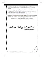 Предварительный просмотр 44 страницы Hisense Babysense V24UK User Manual