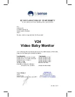 Предварительный просмотр 45 страницы Hisense Babysense V24UK User Manual