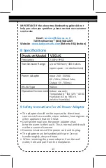 Preview for 13 page of Hisense BabySense V35US User Manual