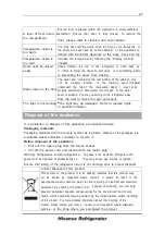 Preview for 21 page of Hisense BCD-264R User'S Operation Manual