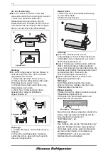 Preview for 58 page of Hisense BCD-264R User'S Operation Manual