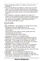 Preview for 3 page of Hisense BCD-440 User'S Operation Manual