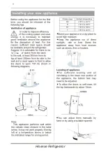 Preview for 9 page of Hisense BCD-440 User'S Operation Manual