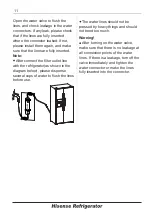 Предварительный просмотр 11 страницы Hisense BCD -535WY User'S Operation Manual