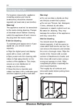 Предварительный просмотр 21 страницы Hisense BCD -535WY User'S Operation Manual