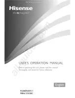 Hisense DH-70K1SJE User'S Operation Manual предпросмотр