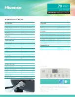 Предварительный просмотр 2 страницы Hisense DH-70KP1SDLE Brochure