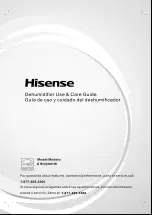 Preview for 1 page of Hisense DH3020K1W Use & Care Manual